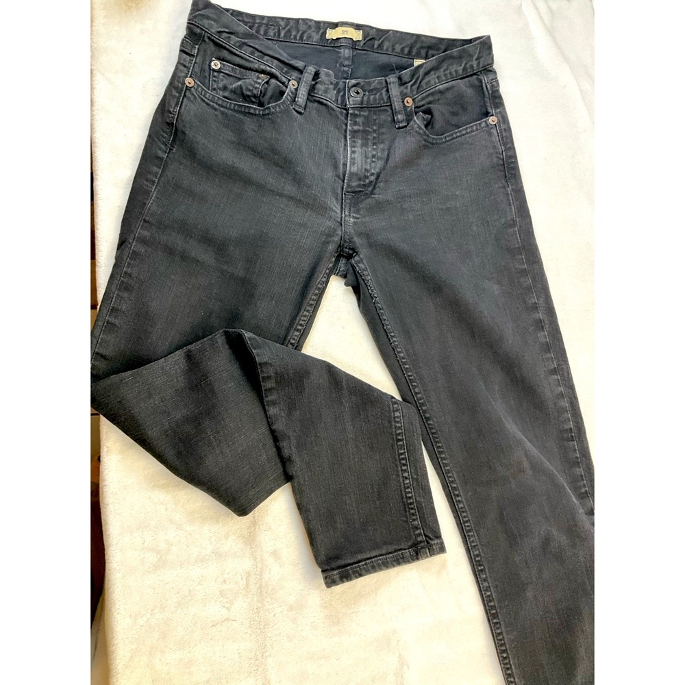 Ralph Lauren Blue Label Jeans 27 Thompson Low Rise Black Denim Stretch Y2K 2000s